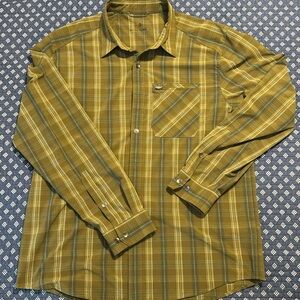 Royal Robbins Dri-Fit Mens Button Up Shirt Large Long Sleeve